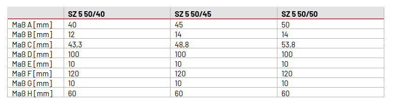 Marantec Steckzapfen 50 mm, für Antriebe mit Kettenübersetzung