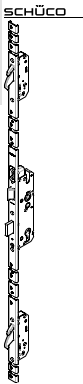Schüco Mehrfachverriegelungen, Schwenkhaken-Schlösser, Schwenkhaken-Schlösser selbstverriegelnd, Schwenkhaken-Schlösser, Schwenkhaken-Bolzenschlösser, 5 Riegel-Fallenschlösser „SafeMatic“.