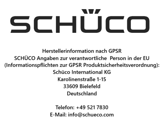 Schüco Hinweis zur Schließtechnik PDF