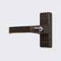 Preview: Schüco Fenstergriff | Handhebel | Getriebegriff, 214256,214256, abschließbar, Bronze