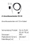 Preview: Marantec A-Anschlussstecker 25.45 Anschlussstecker mit 1,0 m Kabel, 186956