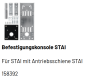 Preview: Marantec Befestigungskonsole STAI, Antriebsschiene STAI, 158392