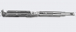 Preview: Schüco Drehkipp-Schere 130 kg DIN links  verwendbar für AWS  AvanTec Länge ca. 400 mmm , 275013, 275014