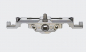 Preview: Schüco Kammergetriebe 43 mm mit Fehlbediensperre silber Schüco VarioTec, 28726900