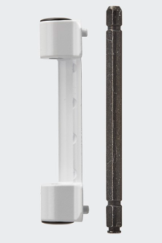 Schüco Original Ersatzteil Scherenlager mit Scherenbandstift, Design Schüco VarioTec / Profilsystem Schüco Corona , 98050108