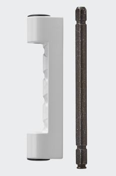 Schüco Original Ersatzteil Scherenlager mit Scherenbandstift, Design Schüco VarioTec / Profilsystem Schüco Corona , 98050108