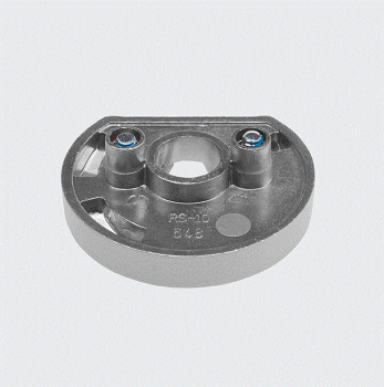 Schüco SmartActive RC Befestigungsrosette rechts Edelstahl, 269670