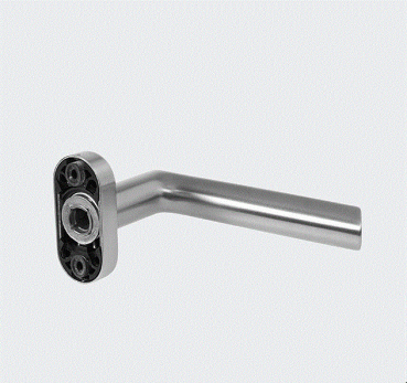 Schüco Türdrücker Edelstahl | 240168, 279639, gerade für Schüco ADS | Royal S | Iskotherm