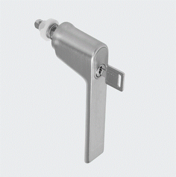 Schüco RC Fenstergriff abschließbar Edelstahl, 277038