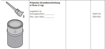 Hörmann Lackstifte für die Industrietore und Privat-Tore, 3083713, 3083732, 3083764, 3083770, 3083771, 3083787, 3083790, 3083831, 3083873, 3083877. 3083881, 3083882, 3083883, 3083885, 3080067, 3096258, 3094155, 3061835