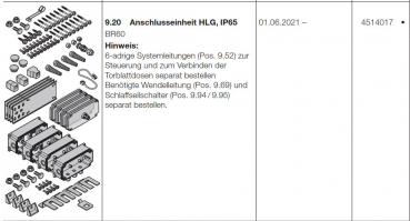 Hörmann Anschlusseinheit HLG, IP65, 4514017