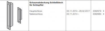Hörmann Schaumabdeckung Schließblech für Schlupftür-Hauptschloss für die Industrietor-Baureihe 50, 3092679