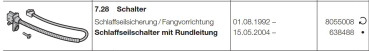 Hörmann Schlaffseilschalter mit Rundleitung, 638488, 638118, 8055008