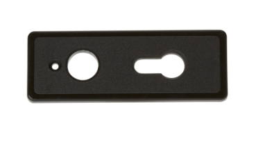 Hörmann Griffschild N80 / F80 / Schlupftür-Tor, schwarz, 1745000