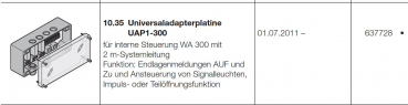 Hörmann Universaladapterplatine UAP1-300, 637728