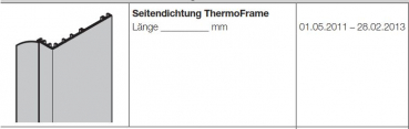 Hörmann Zargen Seitendichtung ThermoFrame  Baureihe 30-40-50, 3090367