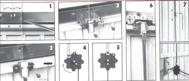 Hörmann Dritte Verriegelung für Berry N80, F80 Garagenschwingtore, 1995303, 1995991