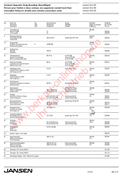 JansenJanisol Arte 66,Verdeckt liegender Stulp-Beschlag (Standflügel), Zwangsverriegelung, Artikel Nummer 599.608