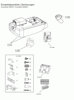 Marantec Controlbox für den Garagentorantrieb Comfort 50-60 Comfort 51-61, MSA,160355