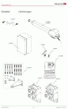 Marantec Anschlussleitung, Control x.52, 6x0,75, (1.500 mm), Comfort 515 und 515 L, Drehtorantrieb, 120434