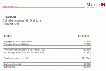 Marantec Comfort 560 Magnethalter 2 Stück, 164094