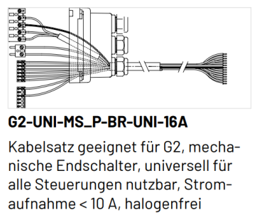 Marantec G2-UNI-MS_P-BR-UNI-16A, halogenfrei, 7 Meter, 146415