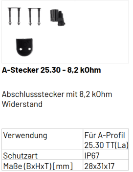 Marantec-Protect-Contact 25.30 Abschlussstecker 8K2, 149791