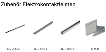 Marantec, MFZOvitor Aluminium Aufnahmeprofil 25x14 mm, Länge 2 m, 169153