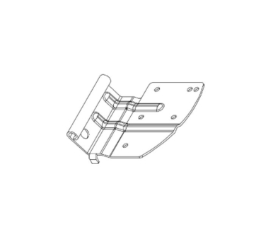 Normstahl Bodenhalter K081989 links g30 ab Baujahr 08/2003 bis Baujahr 01-2007 g60