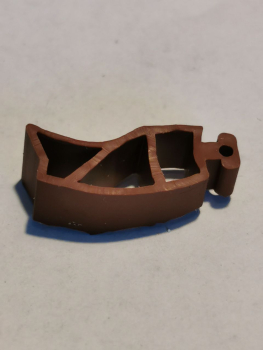 Normstahl Ersatzteil Dichtungsprofil K30/45 braun, für Seitensektionaltor SSD kleiner 07.1997, A370151