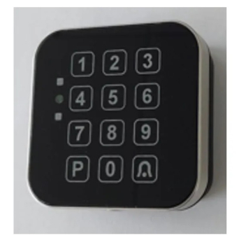 Normstahl Funkcodetaster Glas 868 MHz, 3Befehl, touch screen, 400903500000, mit Touchcode