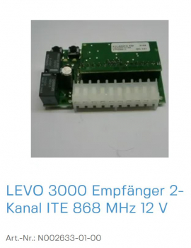 Normstahl LEVO Adapterprint Funkplatine für den Drehtorantrieb, N002638-00-00