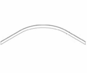 Normstahl Laufschienkurve oben SST 97, für Seitensektionaltor Top 08.1997-11.2012, A372560,