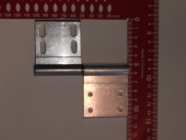 Normstahl Scharnier oben vormontiert, N001049-01-00
