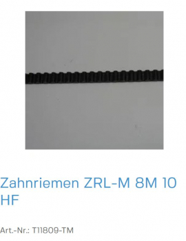 Normstahl Zahnriemen HTD 8M 10 HF, T11809-TM
