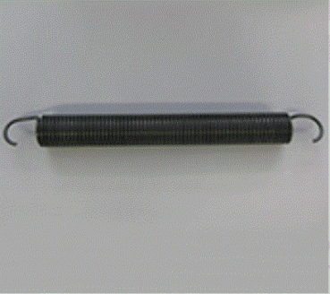 Normstahl Zugfeder 490 x 80 x 9,0 mm für Schwingtor Länge mit Haken, für Schwingtore Prominent-Variant, H400150