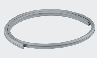 Schüco Anschlagdichtung Silbergrau Blendrahmen Profilsystem Schüco Corona, 98050312