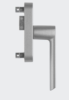 Schüco Fenstergriff (Getriebegriff), nicht abschließbar, Silber Look, Schiebeelemente, 269587