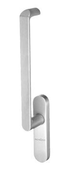 Schüco Handkurbel einseitig, innen, Höhe 230 mm, ohne Profilzylinderausnehmung, Farbe:, 269415