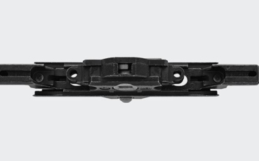 Schüco Kammergetriebe 43 mm mit Fehlbediensperre Schwarz Schüco VarioTec, 287268