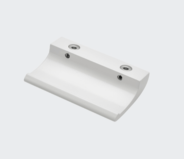 Schüco Türziehgriff Design - Weiß, ähnlich RAL 9016, Beschlagsystem Schüco VarioTec, Profilsystem Schüco LivIng, 98051101