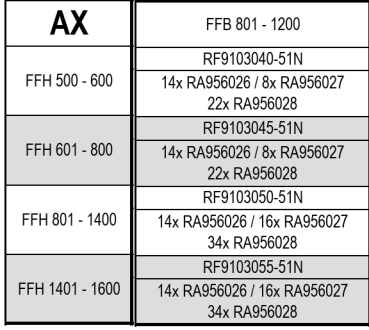 Jansen rp fineline 70W, Kipp Beschlag verdeckt liegend Artikel Nr. RF9103040-51N, 30058707