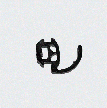 Schüco Anschlagsdichtung, 224683, 255683, Schwarz, für Türen (im Flügel und Blendrahmen), Royal S, ADS