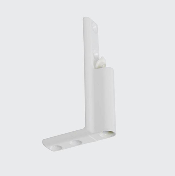 Schüco Ecklager Weiß links - Schüco Riegelstangenbeschlag / Fensterprofilsystem Schnicks, 25184500