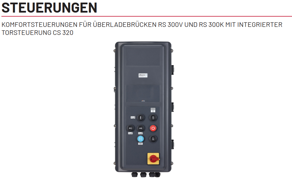 MFZ, Marantec, RS 300K + CS 320, Überladebrückensteuerung