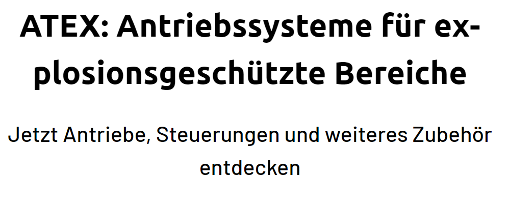 Marantec Atex, STA 1-11-24, KU Ex e Sektionaltorantrieb,190734, mit ...