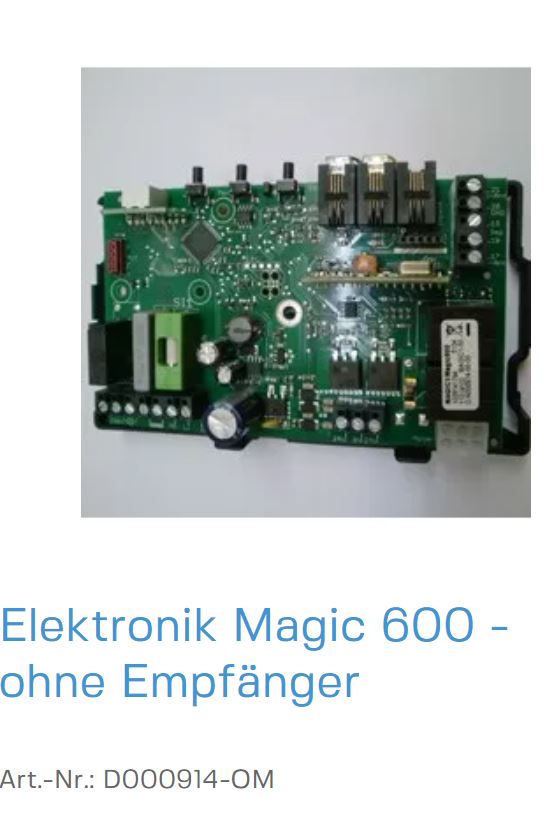 Normstahl Elektronik Magic 600 - ohne Empfänger