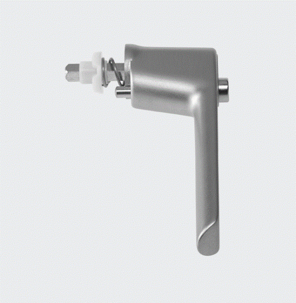 Schüco Fenstergriff INOX-Look (Edelstahl), 247294