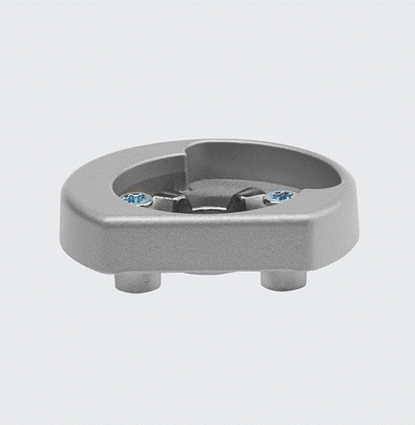 Schüco SmartActive RC Befestigungsrosette rechts Edelstahl, 269670