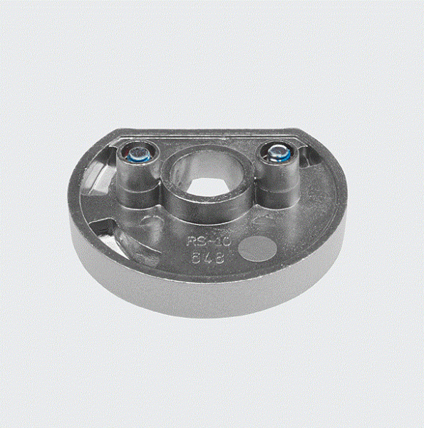 Schüco SmartActive RC Befestigungsrosette rechts Edelstahl, 269670